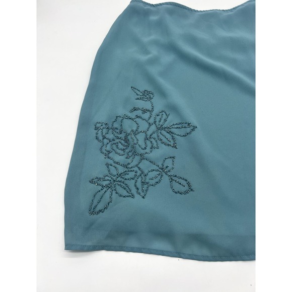 VTG Urban Works Teal Blue Green Sparkle Skirt - Picture 2 of 7
